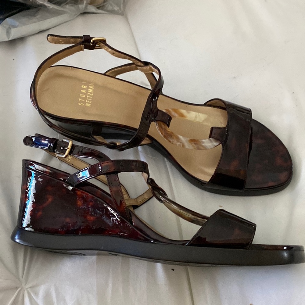NWOT Stuart Weitzman wedge sandals